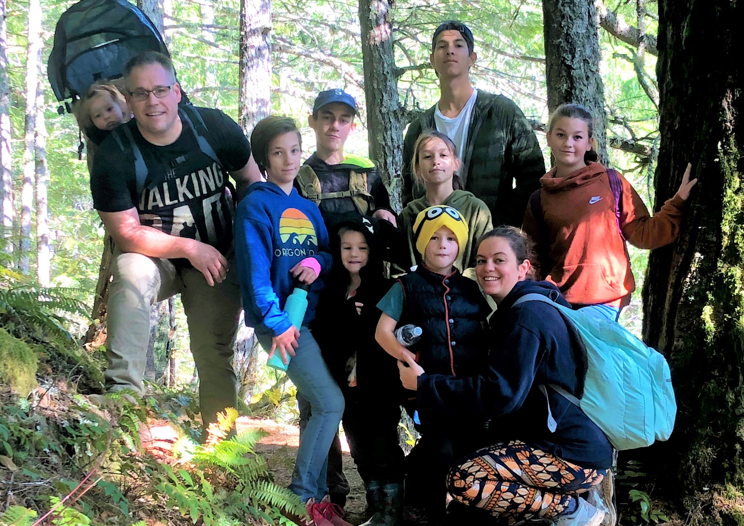Exchange student with American host family